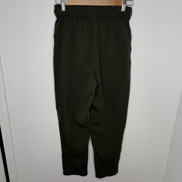 LULULEMON Dark Olive Keep Moving 7/8 Pant - Picture 5 of 7